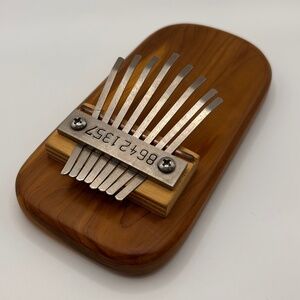 Eight-Tone Mini Wood Kalimba Thumb Piano Handmade at Mountain Melodies in Kansas